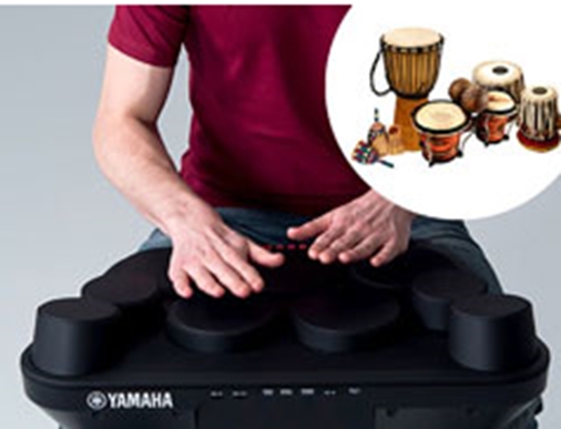 多彩でリアルなドラム・パーカッション音をコンパクトなボディに凝縮