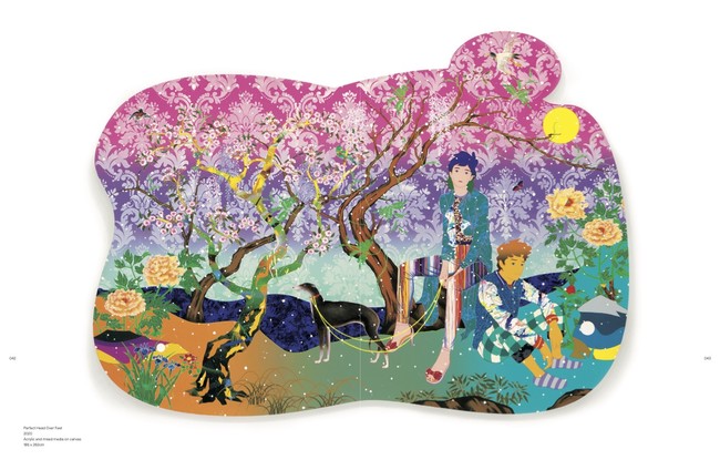 松山智一、待望の国内初作品集『TOMOKAZU MATSUYAMA IN AND OUT』刊行