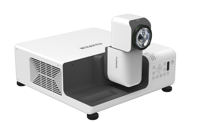 世界初の「屈曲型二軸回転機構レンズ」を搭載した超短焦点