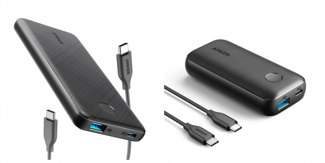 Anker】実用性抜群の10000mAhモバイルバッテリーにUSB PD×薄型モデルが
