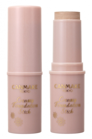 CANMAKE初！スティック型クリームファンデーション新登場厚塗り感なし