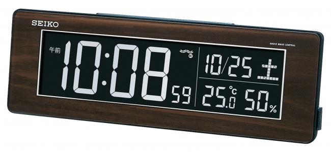 70色の液晶表示が美しい セイコー デジタル電波クロック シリーズC3に