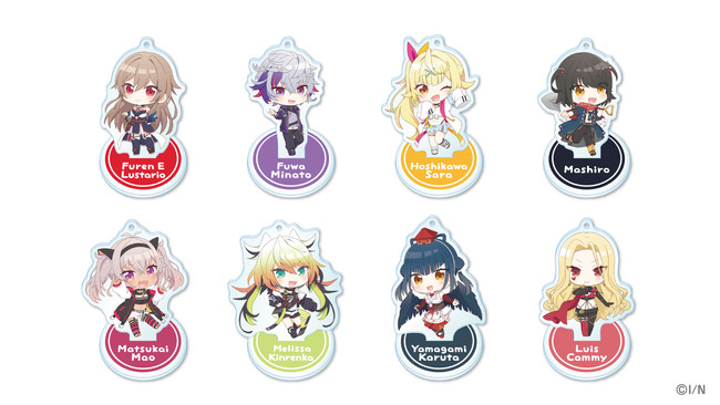 にじさんじのデフォルメイラストグッズ「にじさんじぷち第3弾」2020年