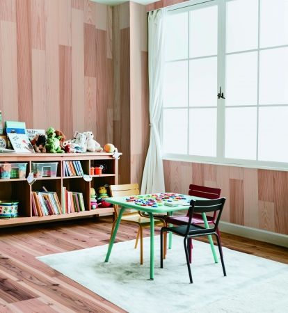 リアルパネル『ナチュラルウッドシリーズ』に新しく国産材を使用した