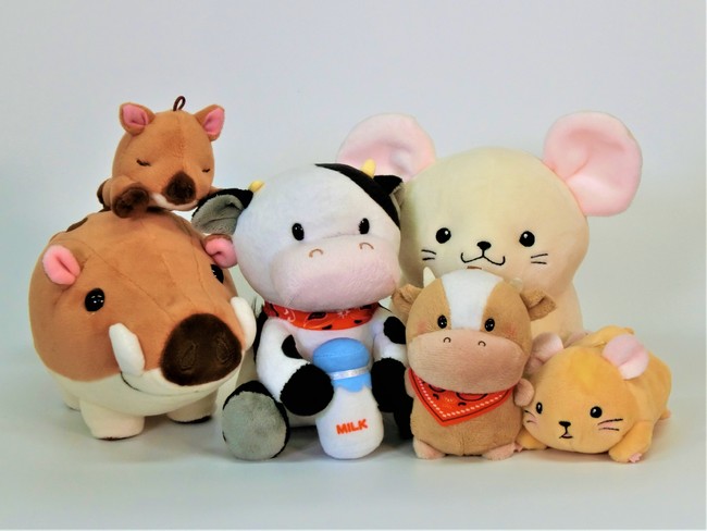 2021年のオリジナル干支ぬいぐるみは「みるく」と「ラテ」～年始恒例