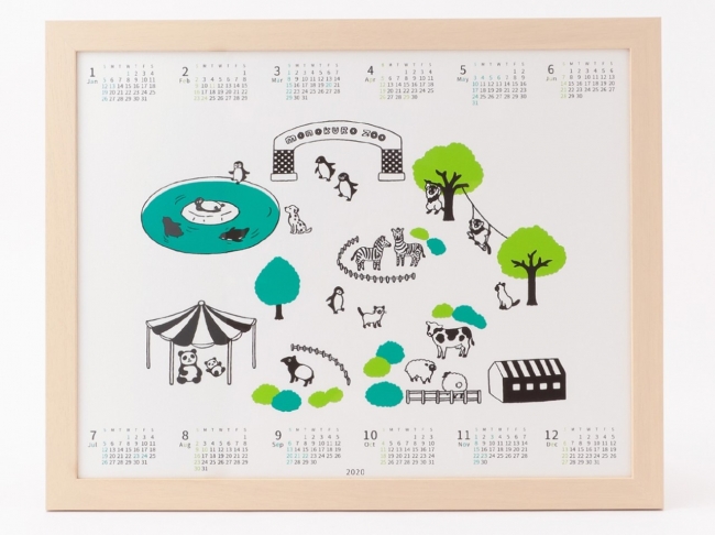 人気イラストレーター坂崎千春氏の「モノクロ動物園」から伊勢丹