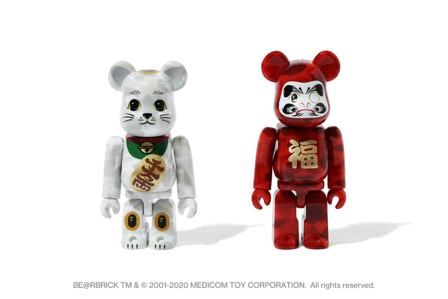 BE@RBRICK BAPE® 招き猫 ＆ 達磨 | 株式会社 ノーウェアのプレスリリース