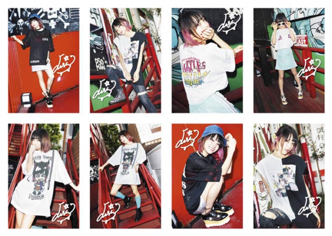 LiSA×SPINNSコラボレーションアイテムを一挙公開。 Tシャツなど5種類