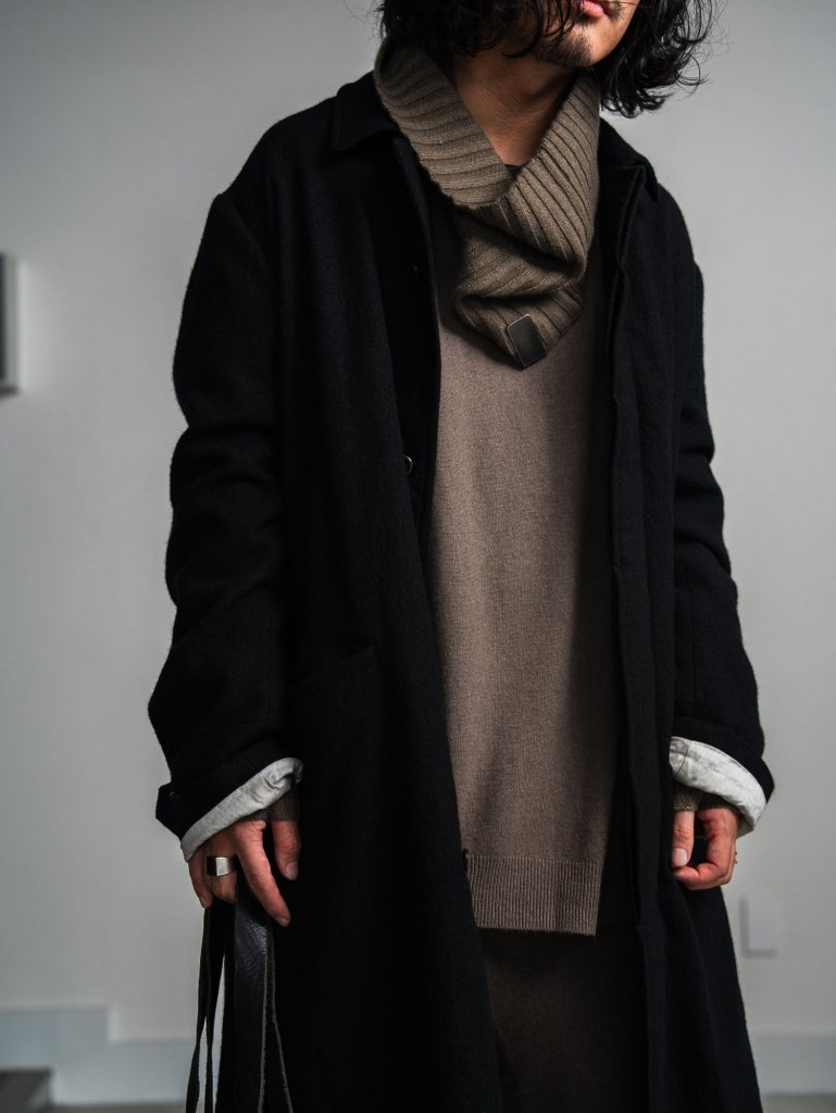 Cashmere Double Wrap Snood【taupe】 – PRY