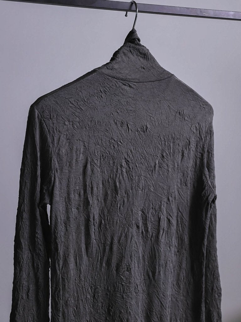 Craft Fabric Layered Turtle-neck L/S T-shirt [尾州コットン]【fog
