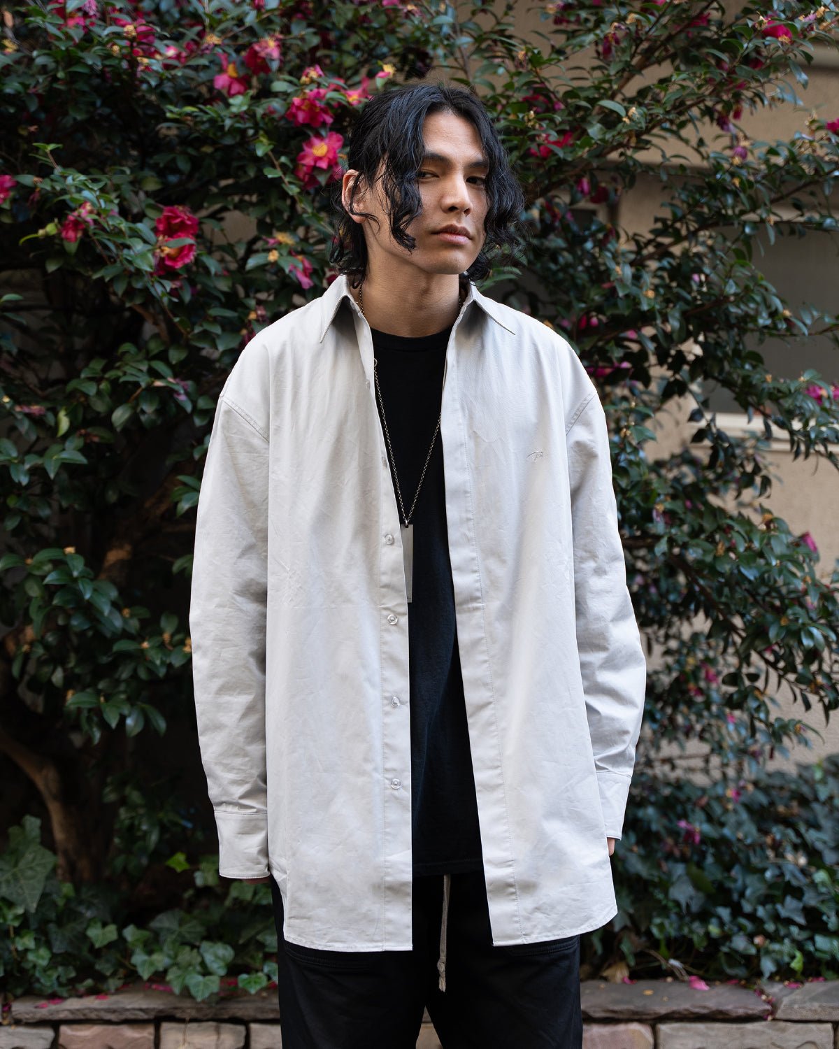 PRY / オーバーサイズシャツジャケット [グレー]