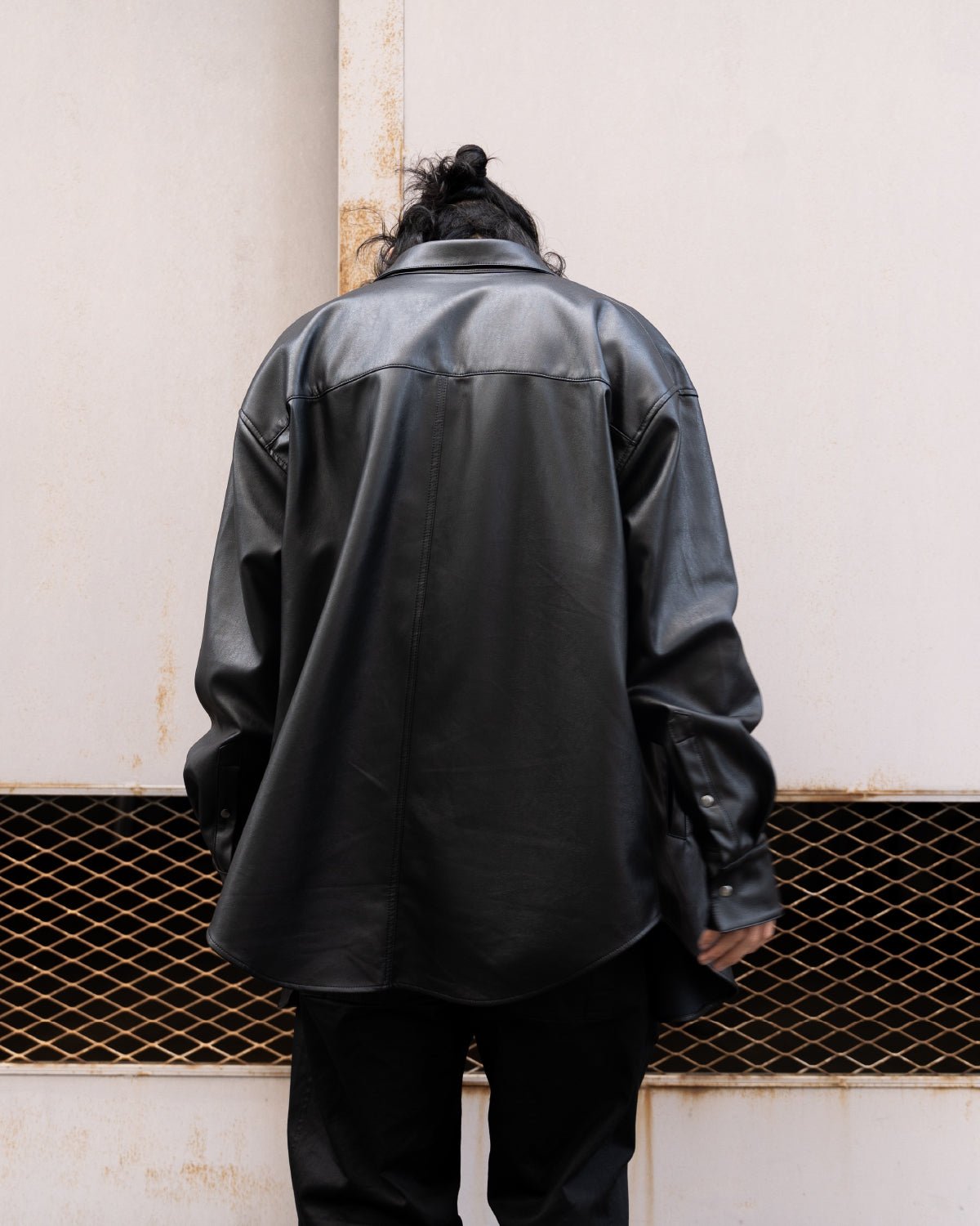 PRY / Oversized Shirt Jacket [leather]