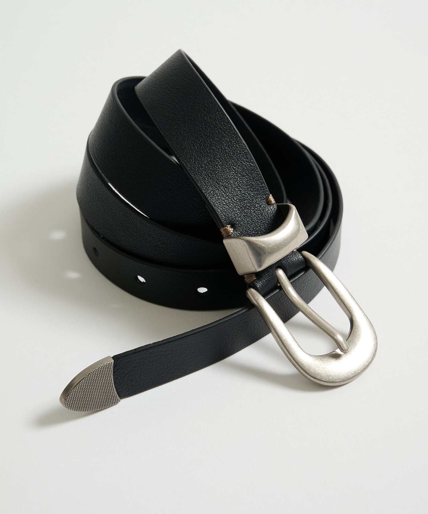 ナローレザーベルト(FREE BLACK): : メンズ｜PUBLIC TOKYO ONLINE STORE