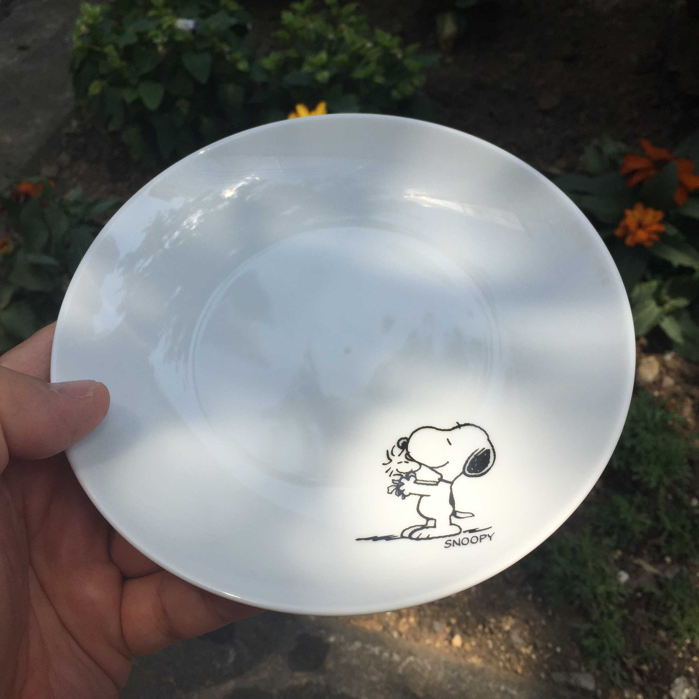 ローソンのスヌーピーのお皿（ペアプレート）をゲット！夏のスヌーピー