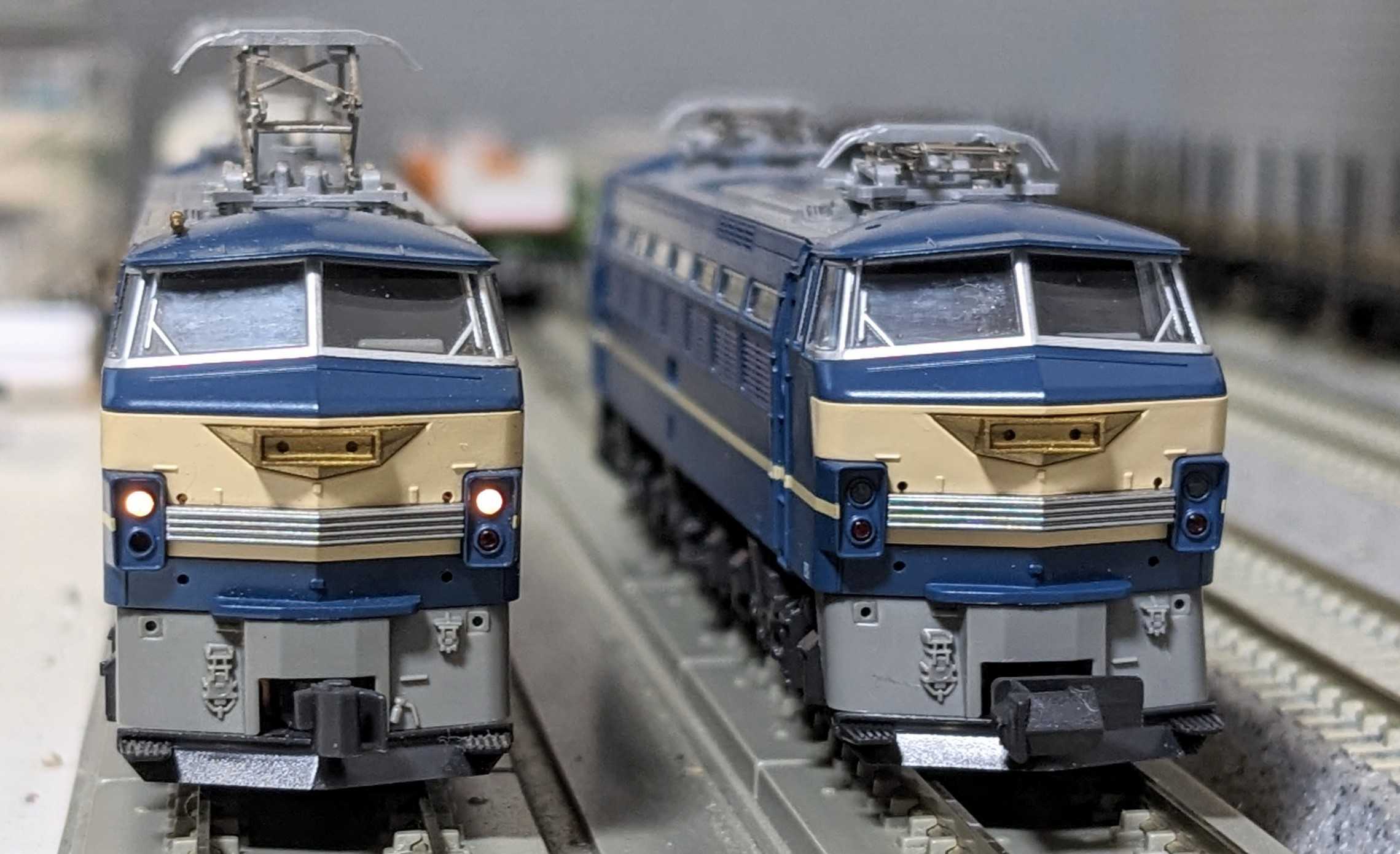 🔴入線 KATO 3047-2 EF66 JR仕様 ブルートレイン牽引機 - 竹ノ塚総合