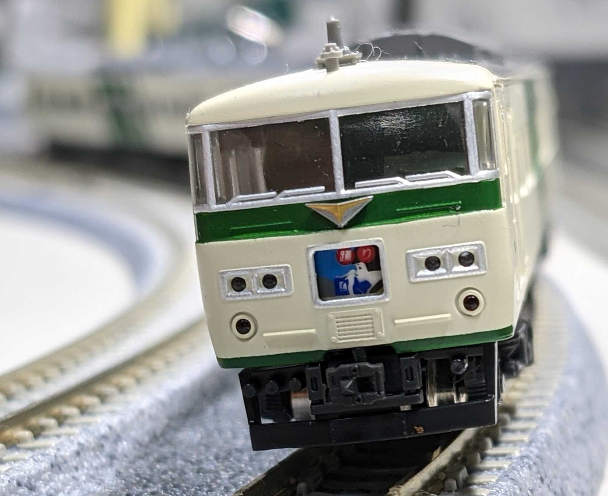 🔵💡10-443 185系 0番台 A2編成 [踊り子] 入線整備その② - 竹ノ塚総合