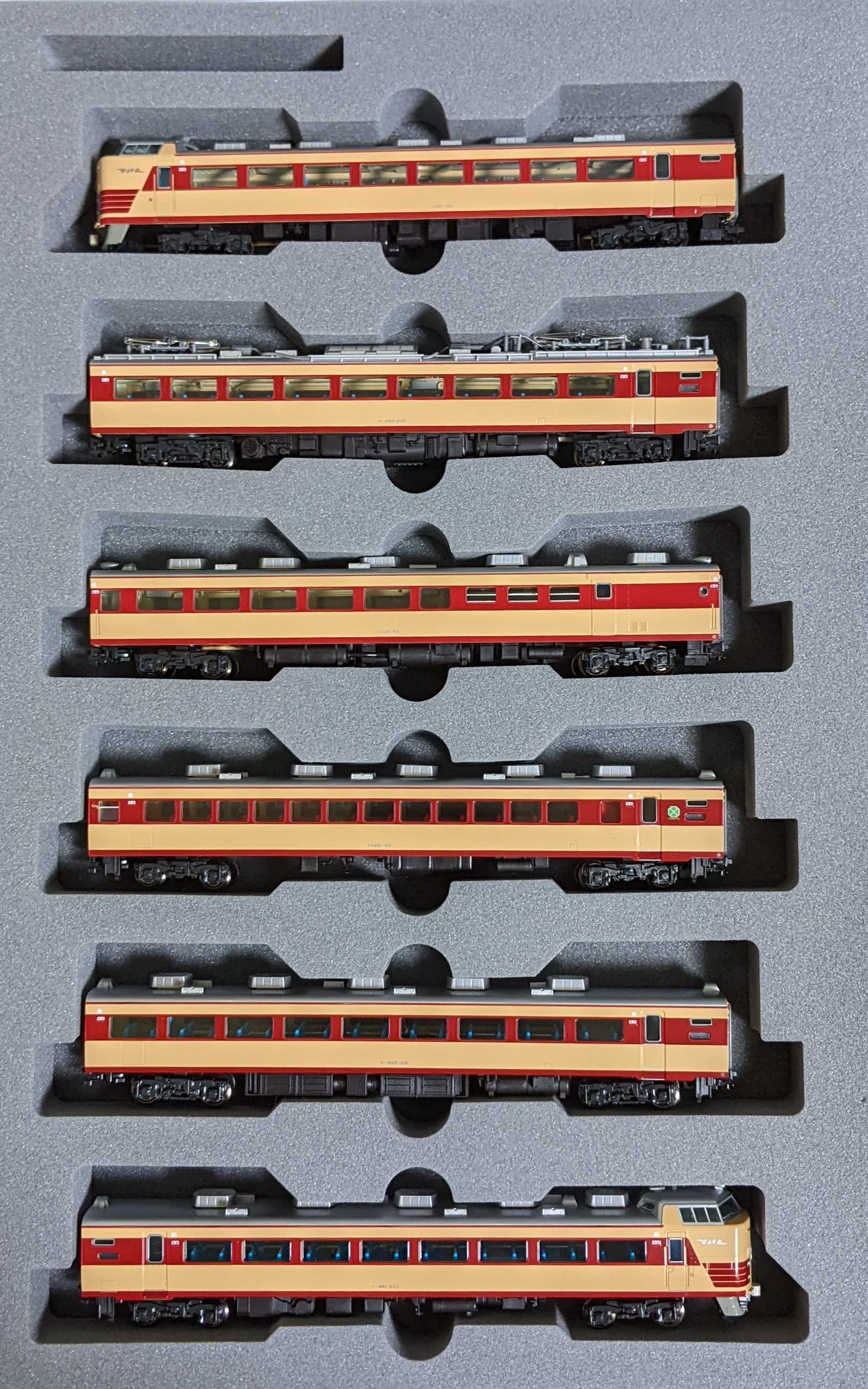 🔴入線 kato 10-1128 485系300番台 6両基本セット 第2編成 - 竹ノ塚