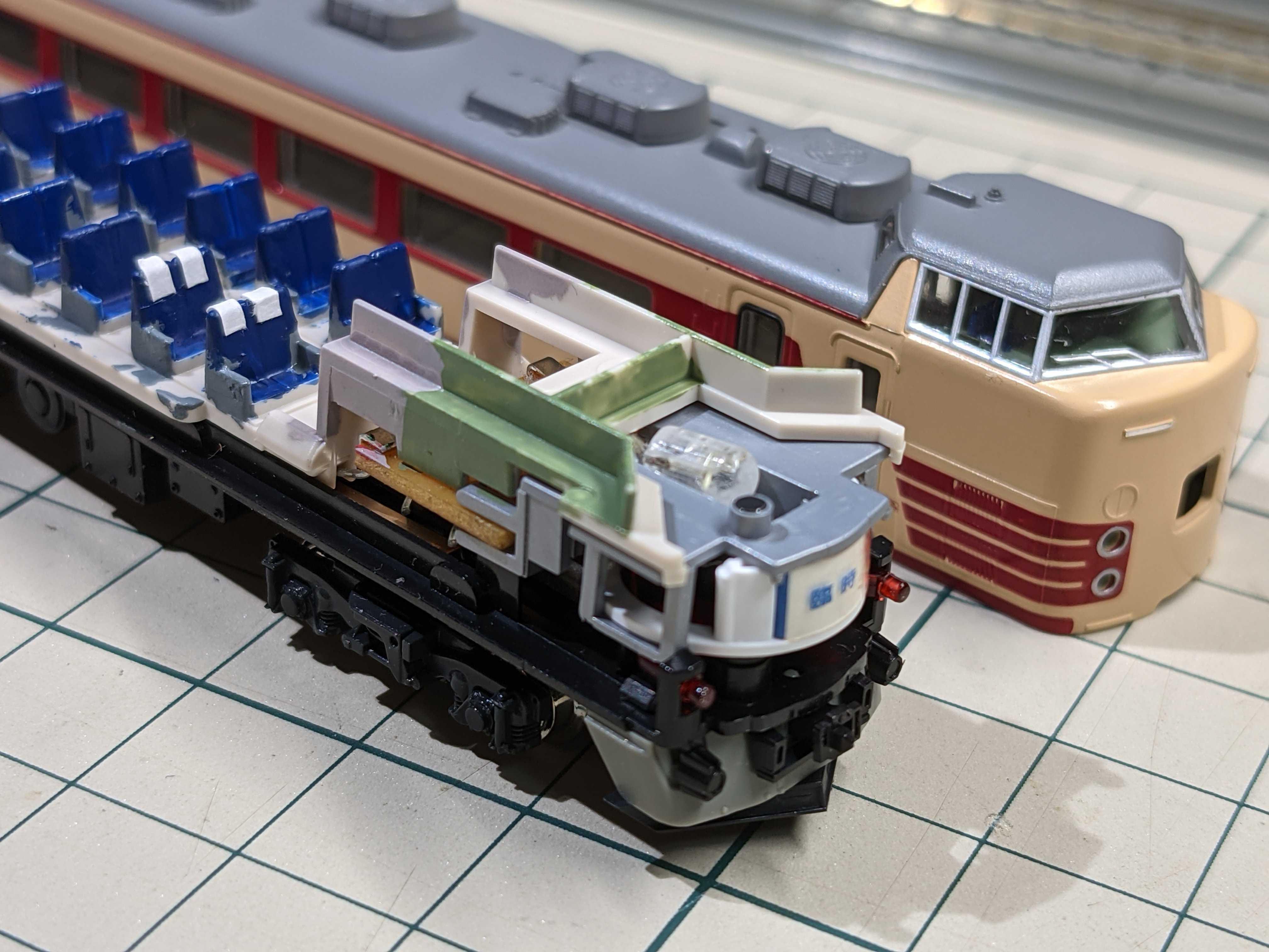 🔵kato 10-488 183系中央ライナー 座席編① - 竹ノ塚総合車両センター