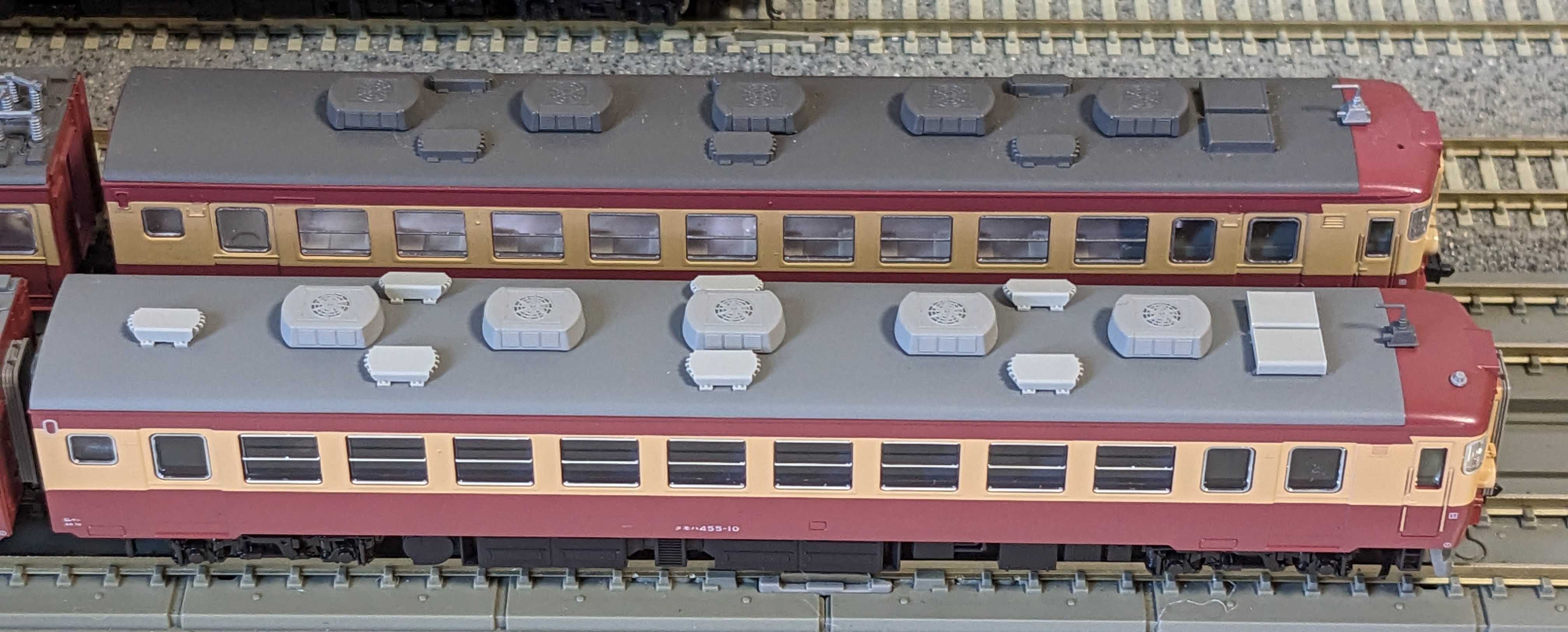 🔴入線 kato 10-1632 455系 急行「まつしま」7両ｾｯﾄ - 竹ノ塚総合車両