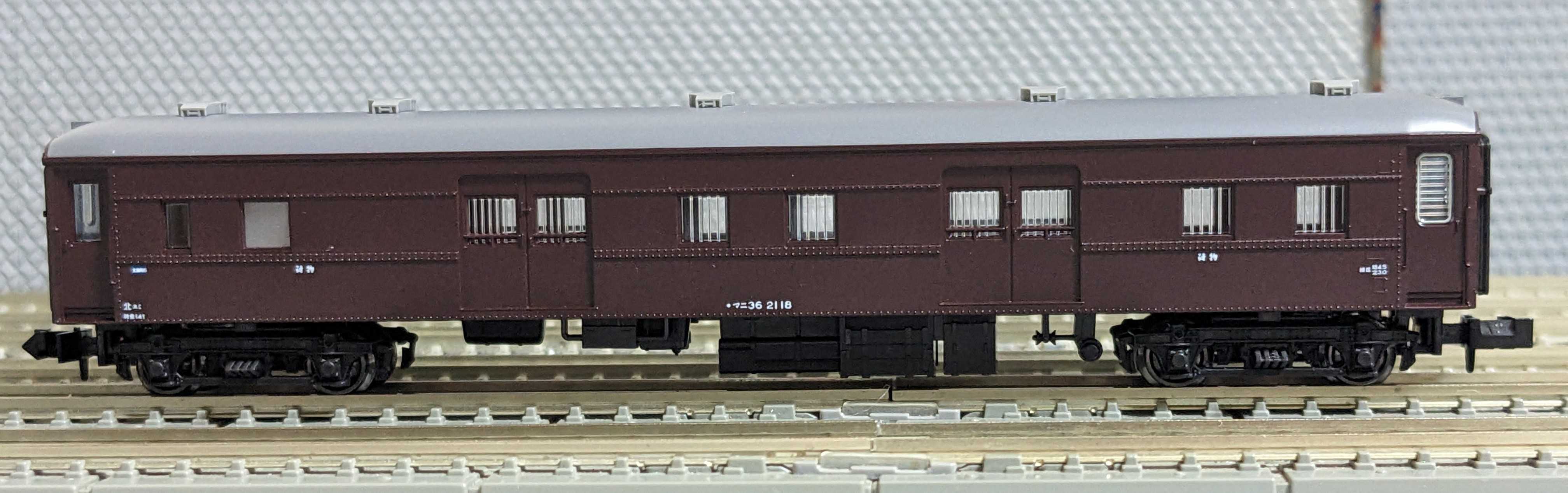 🔴入線 kato 10-898 郵便•荷物列車(東北)6両ｾｯﾄ - 竹ノ塚総合車両