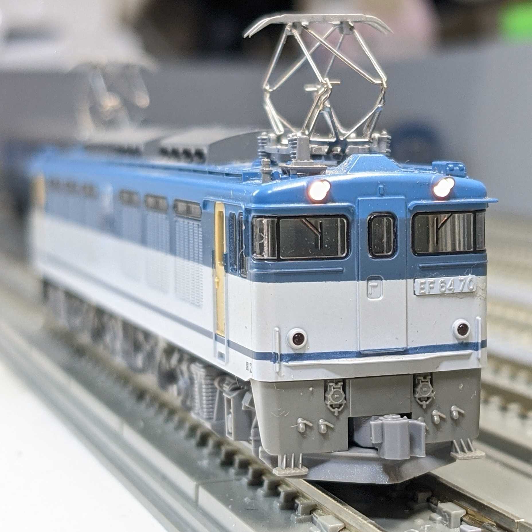 🔵🔧kato 3043 EF64 0番台 JR貨物色 全検 🟢試運転 - 竹ノ塚総合車両