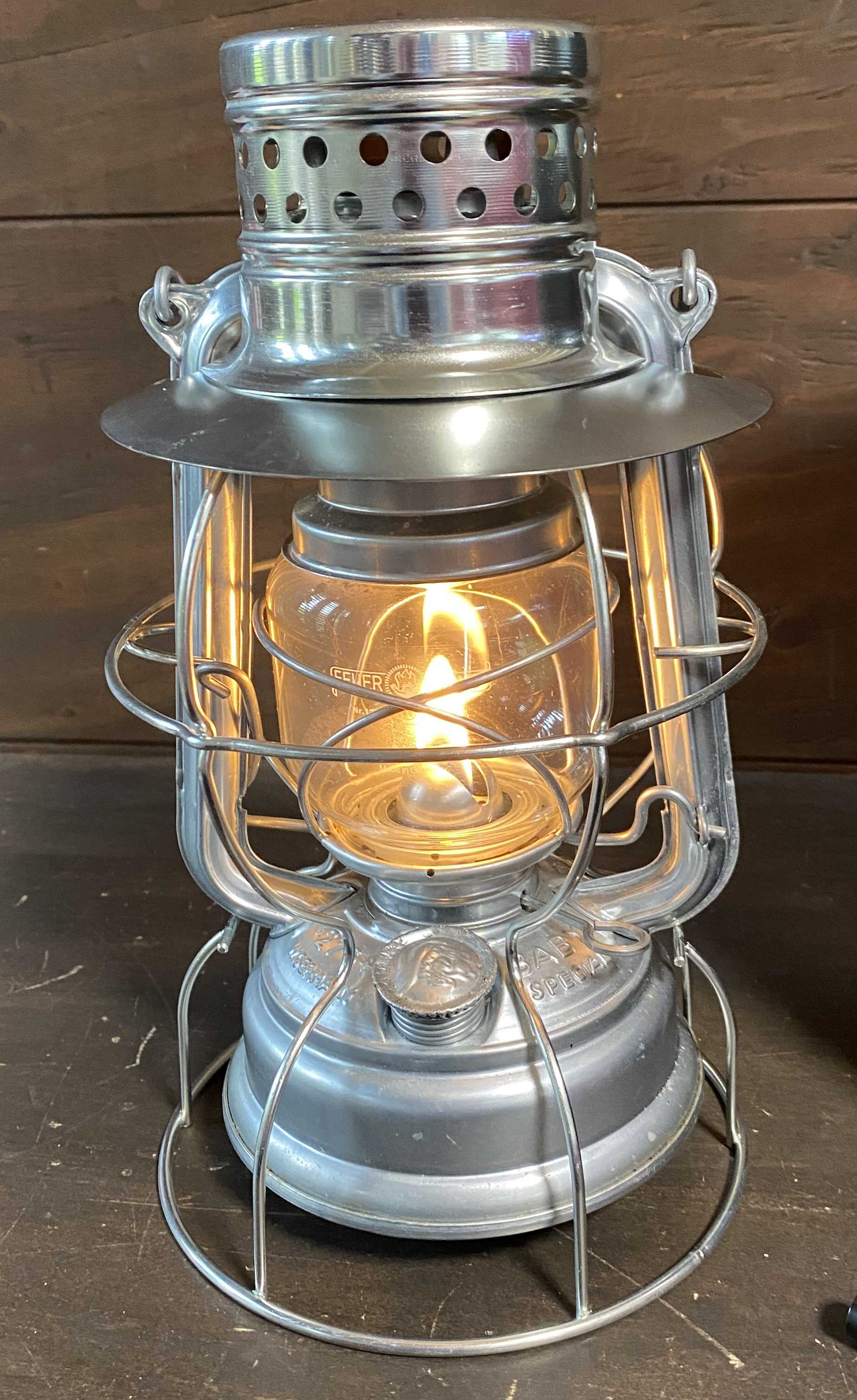 フュアハンド用のオイルランタンをレイルロードモデルに。 - 定年後