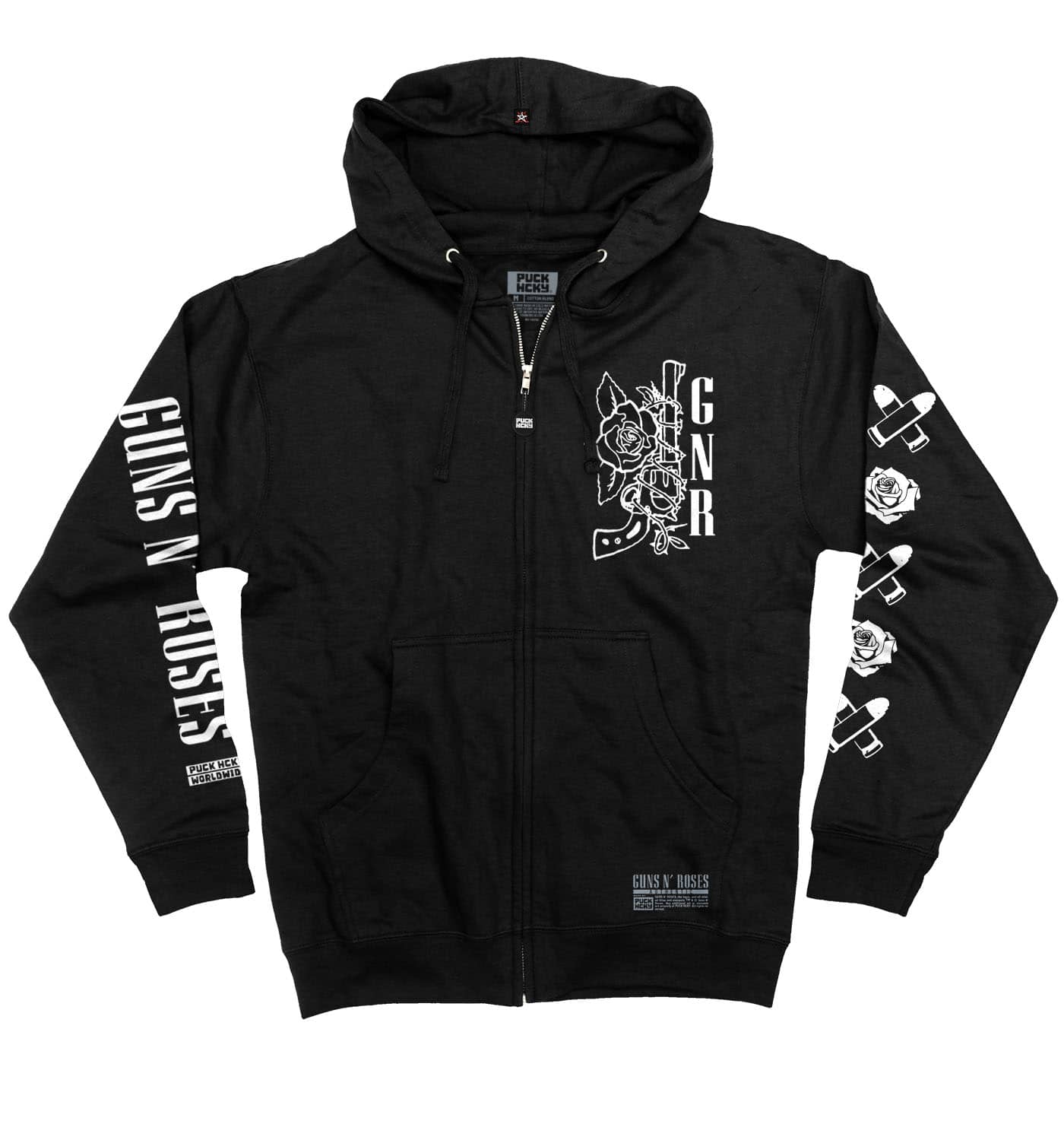 Guns N' Roses 'Worldwide' Zip Hockey Hoodie – PUCK HCKY