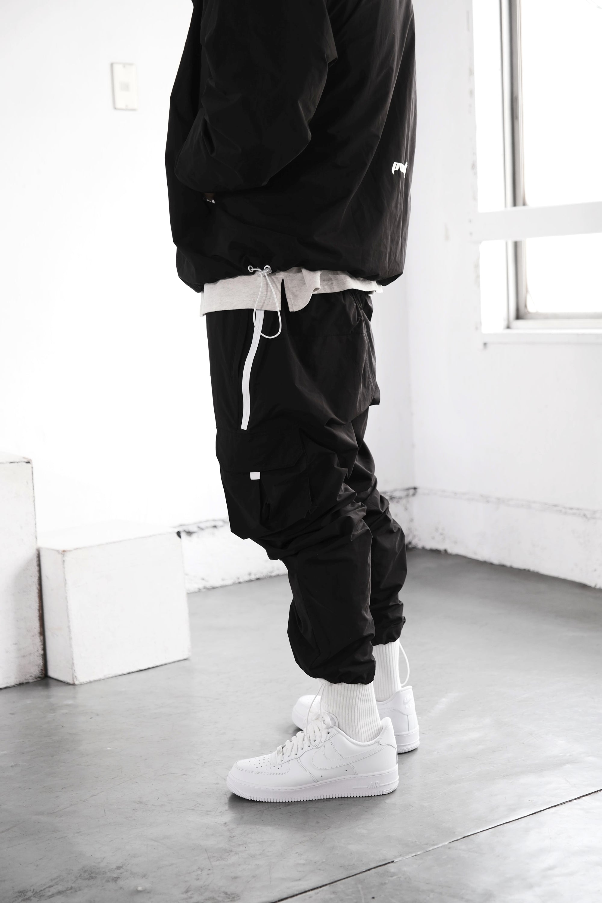 Pvot Anorak Premium Nylon Jacket (Black)