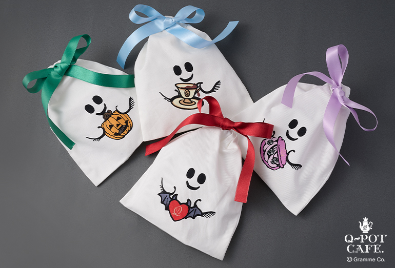 愉快なオバケちゃんのスイーツ巾着バッグが今年もQ-pot CAFE.に登場
