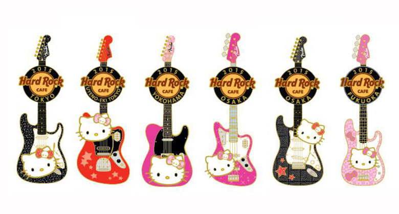 ちょっぴりロックなキティーちゃんのピンバッジ？！只今販売中 | Qetic