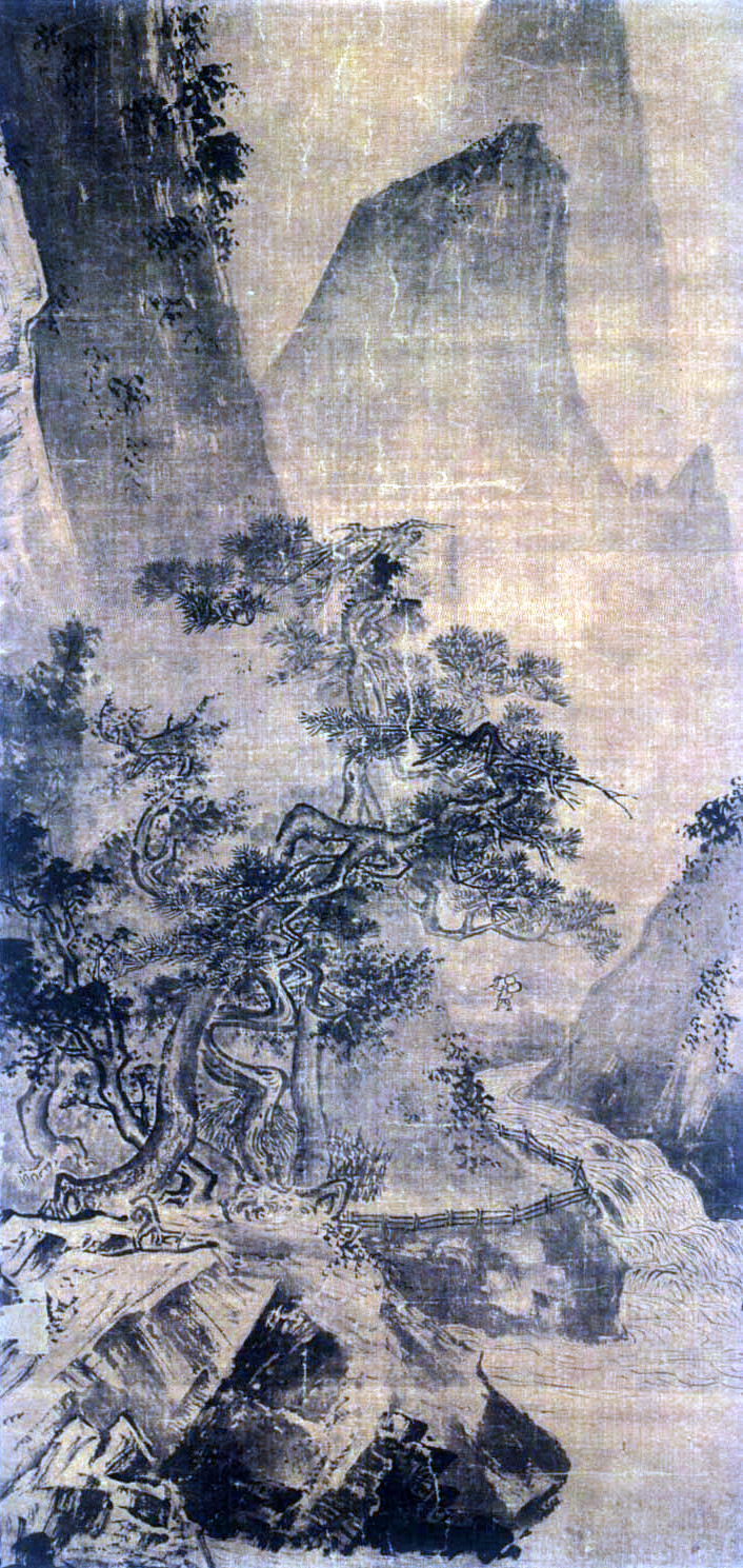 中国絵画史ノート 李唐《秋冬山水図》双幅 高桐院蔵