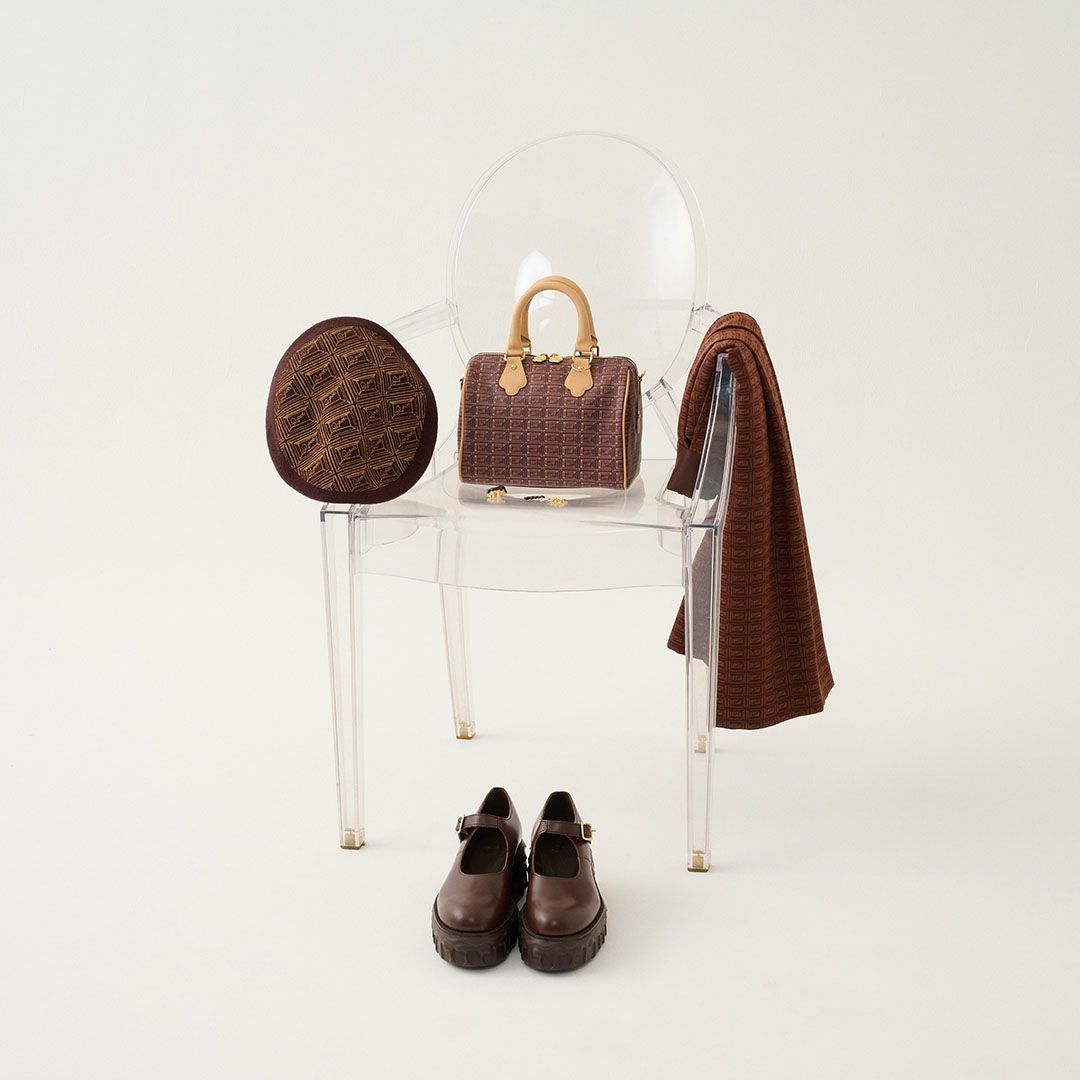 チョコレート・ミニ ボストンバッグ | Q-pot. ONLINE SHOP