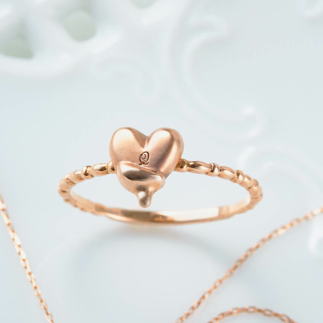 残り1点】【K10/Pink Gold】メルティーハート リング | Q-pot. ONLINE SHOP