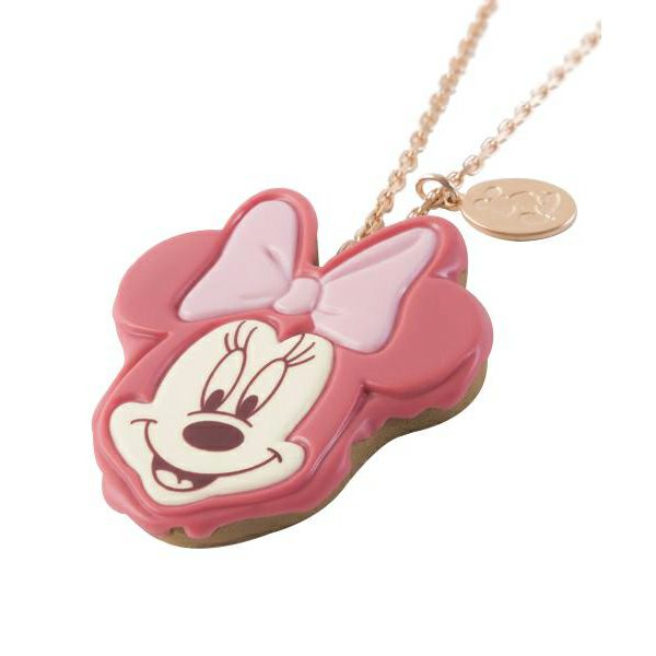 ミニーマウス / ストロベリーケーキ ネックレス【ディズニー