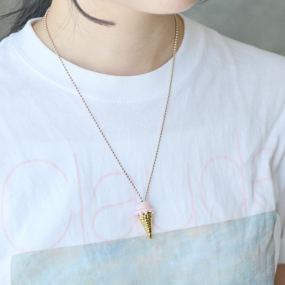 エラベルシアワセ ボールチェーン ネックレス(60cm) | Q-pot. ONLINE SHOP