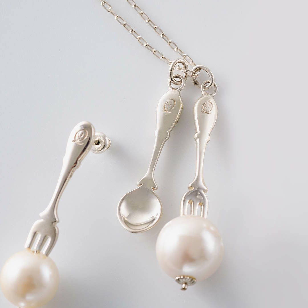 シルバー925】スプーン & フォーク ネックレス | Q-pot. ONLINE SHOP