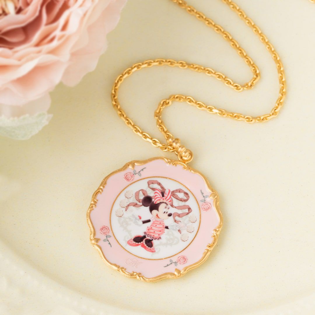 ミニー/ケーキプレート ネックレス【ディズニー アクセサリー】 | Q