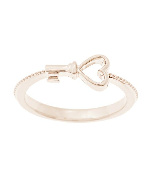 K18】アリス/ハートキーリング【オーダージュエリー】【ディズニー