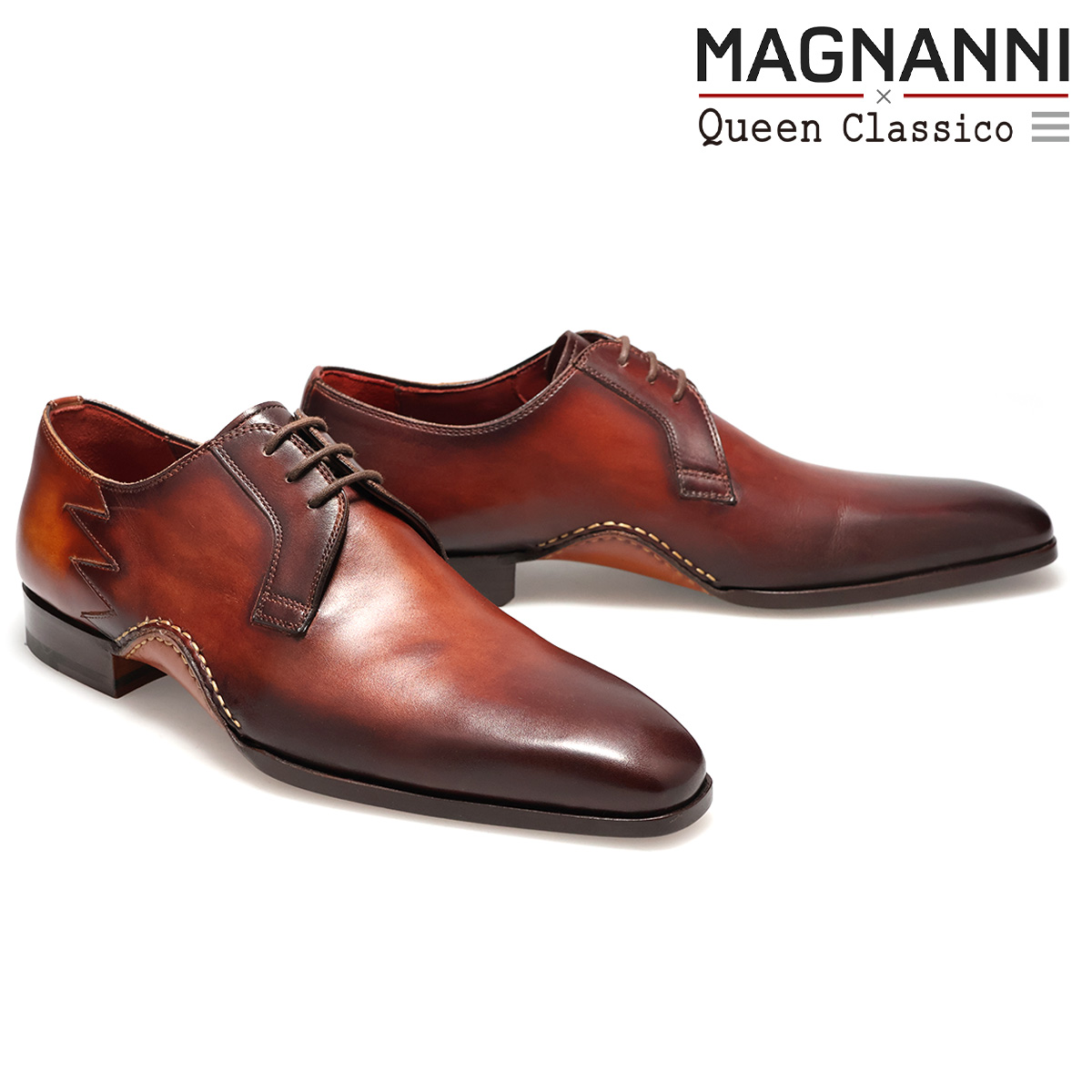 マグナーニ / MAGNANNI レベルソ 内羽根ストレートチップ スペイン製