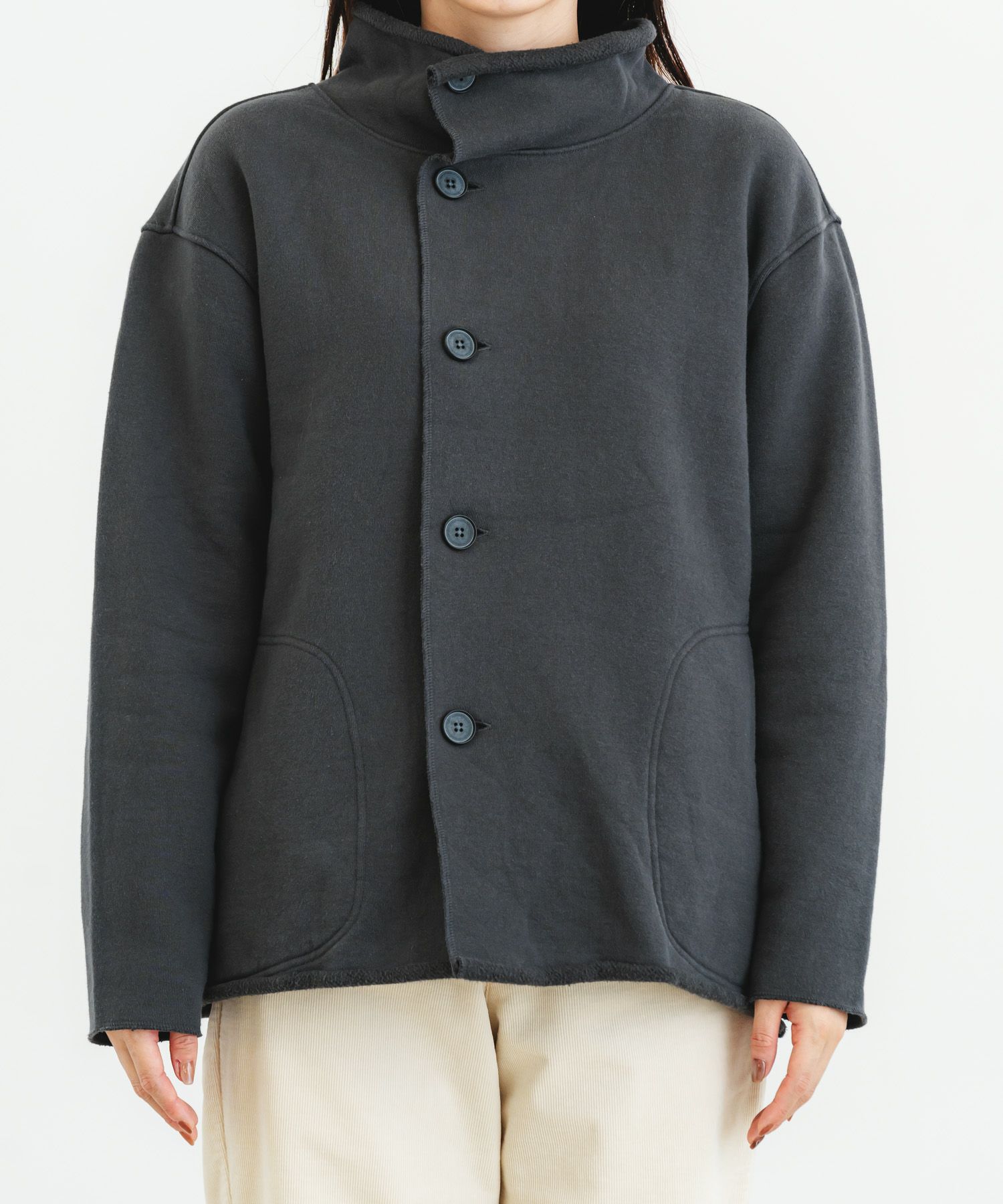 20/7裏毛フル起毛カットオフジャケット | quadro (クオドロ) 公式