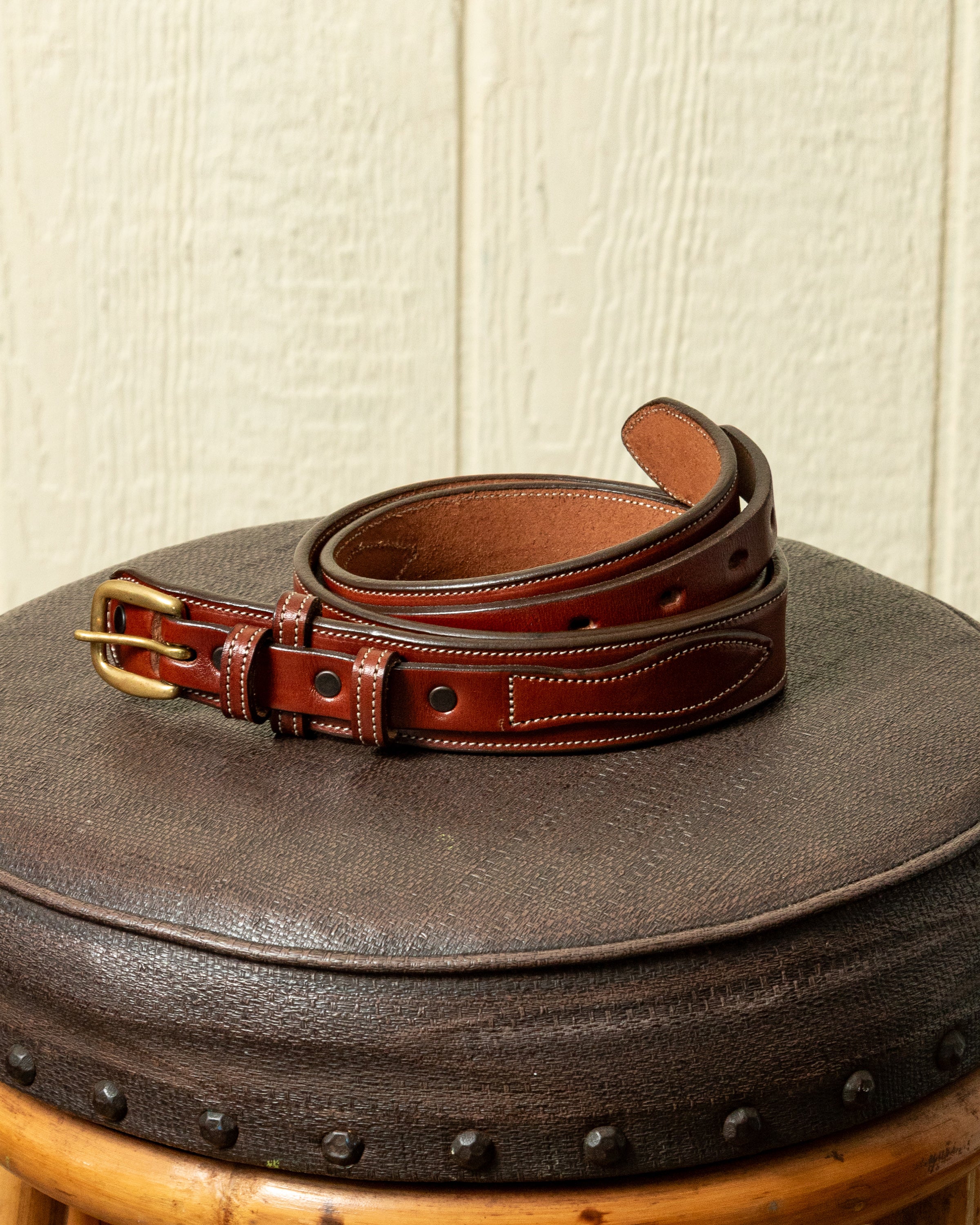 Bridle Strap Ranger Belt in Oak Bark – Quaker Marine Supply Co.