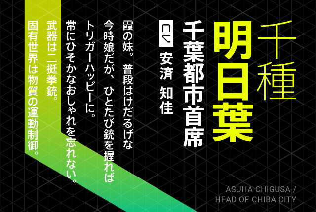 千種明日葉 < CHARACTER - クオリディア・コード｜QUALIDEA CODE