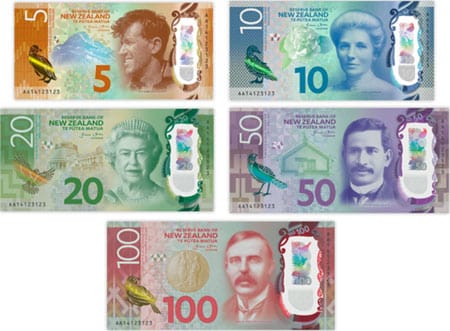 新デザインのニュージーランドドル札が今日から流通開始！｜南の島