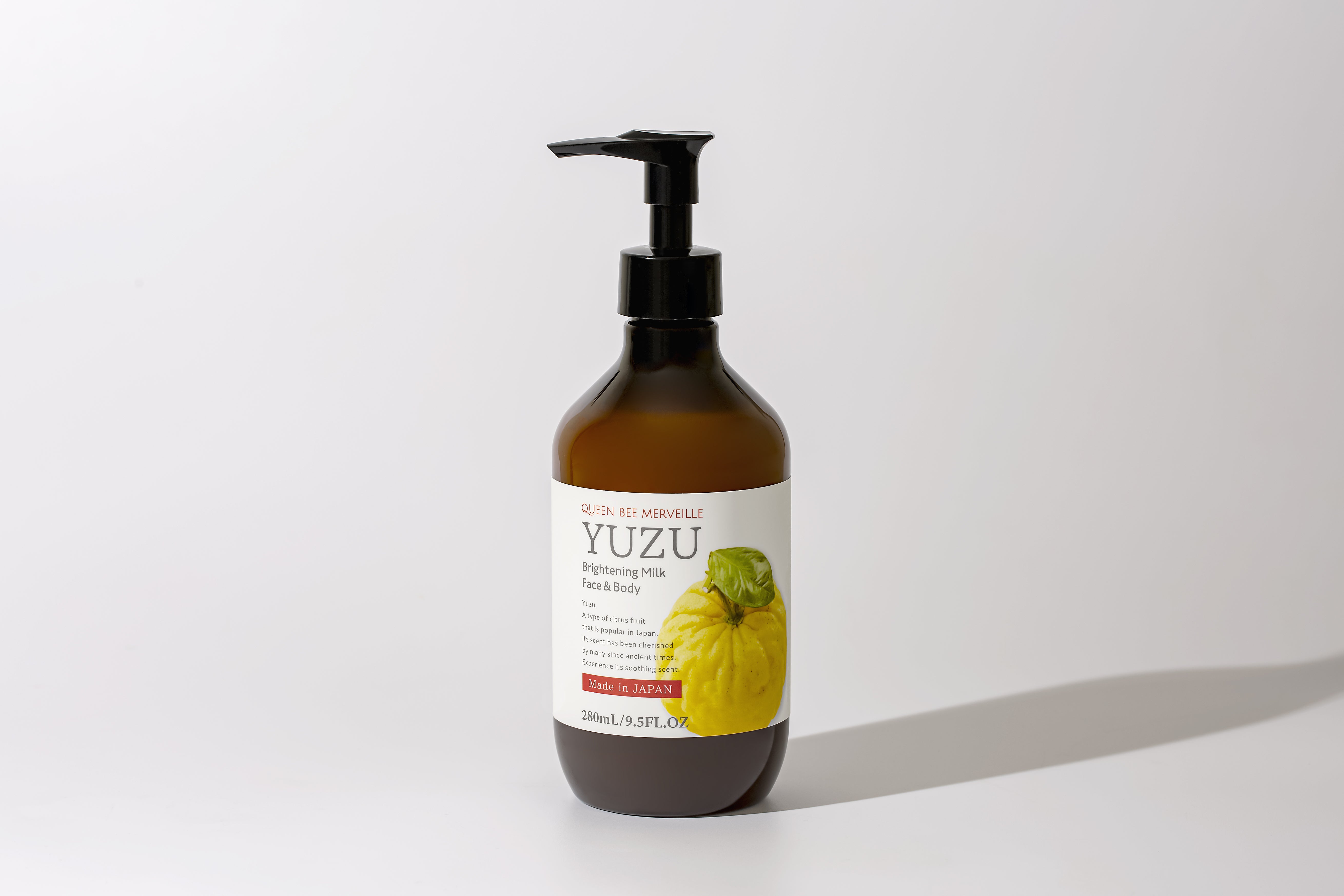 ゆず香るボディミルク 280mL｜高知県産ゆず・しっとり潤う・防腐剤