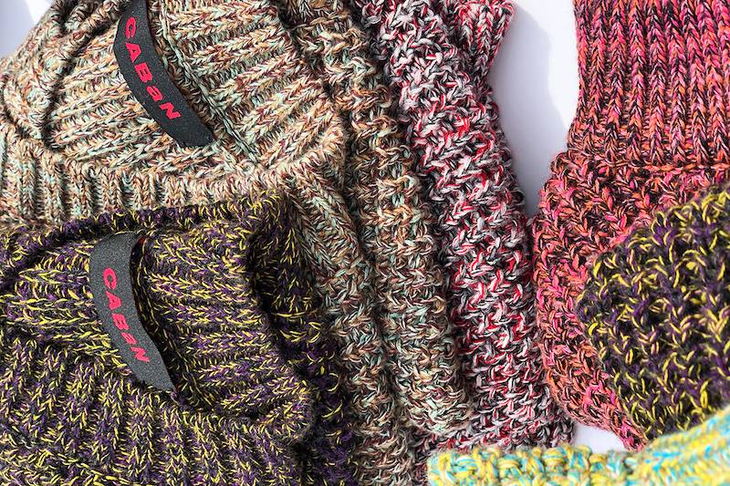 CABaNから全17色展開のニットコレクションが登場。コットンカシミヤの