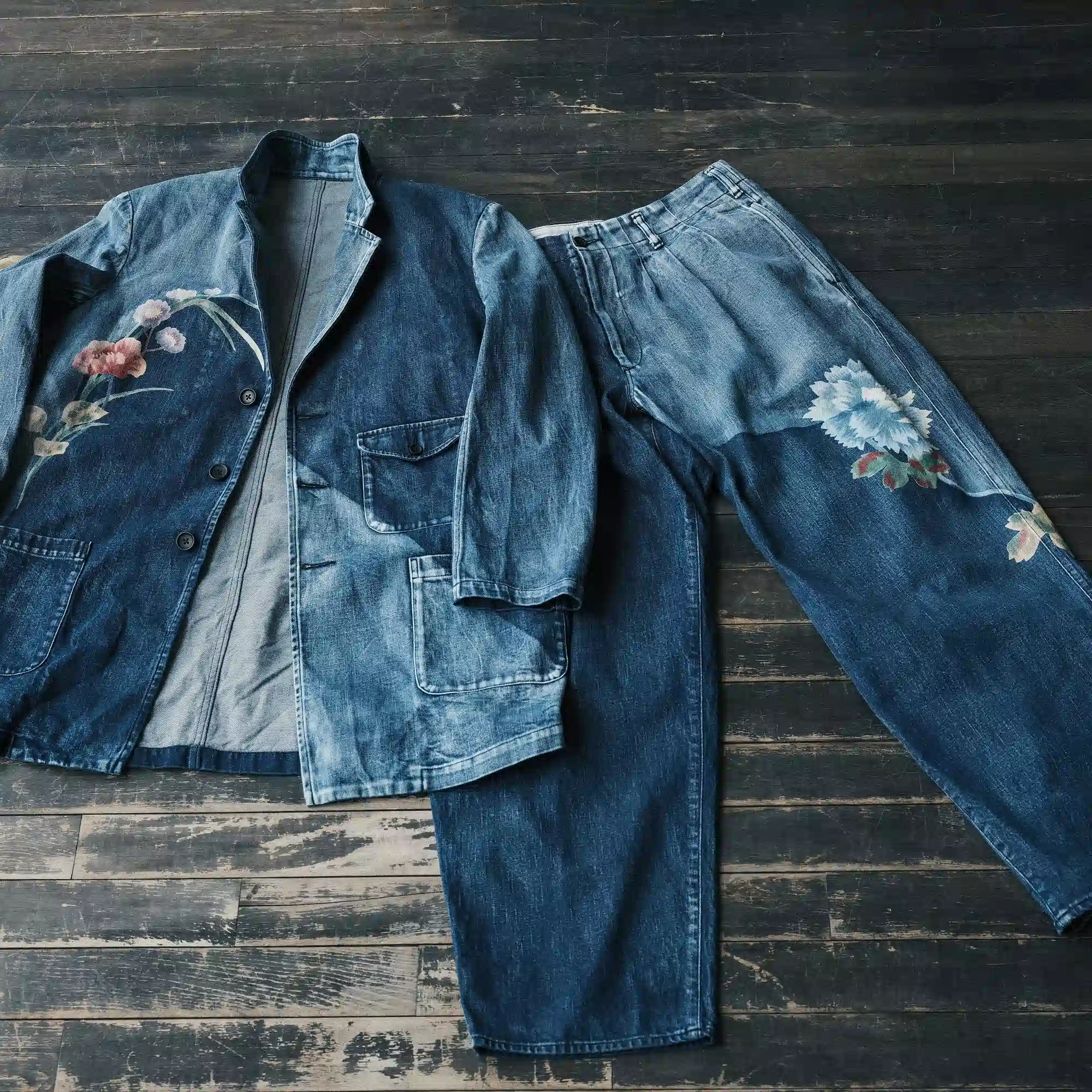 Yohji Yamamoto POUR HOMMEが友禅デニムを9月12日(火)より発売、手仕事