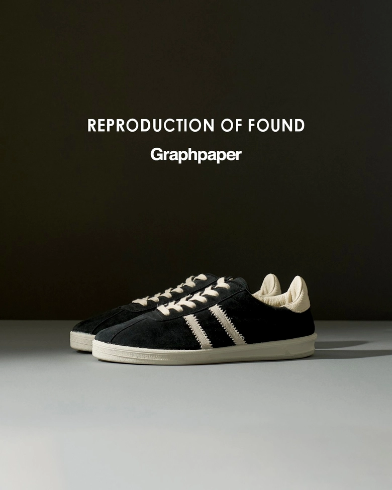 REPRODUCTION OF FOUNDとGraphpaperのコラボレーションシューズ2型が3
