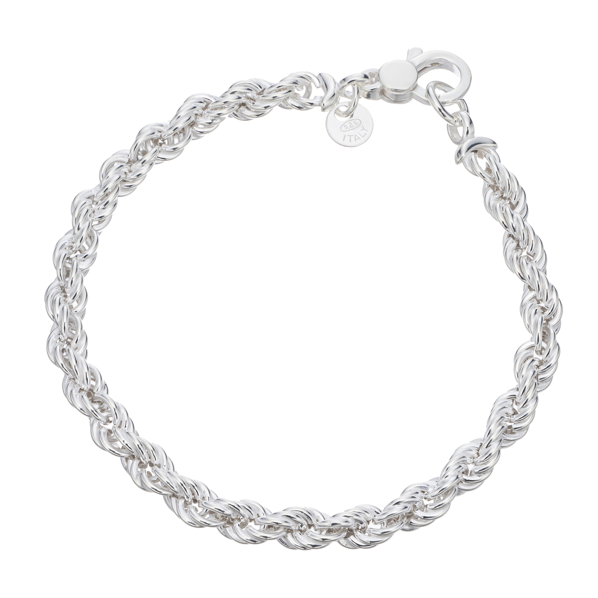 UNOAERRE シルバー925 コルダモードデザイン ブレスレット ウノアエレ