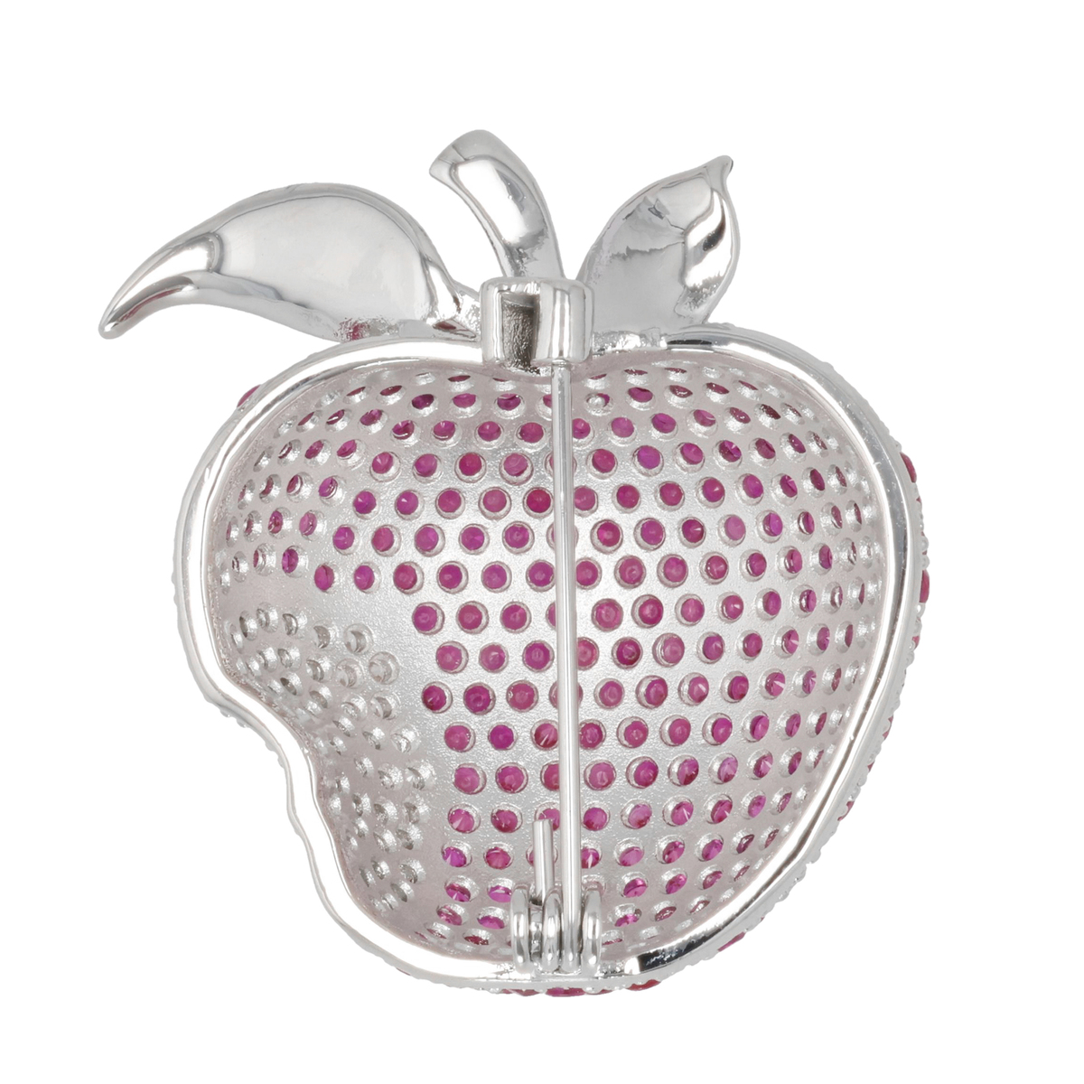 JinkaNezu CZ スウィート アップル ブローチ ジンカネヅ（JinkaNezu