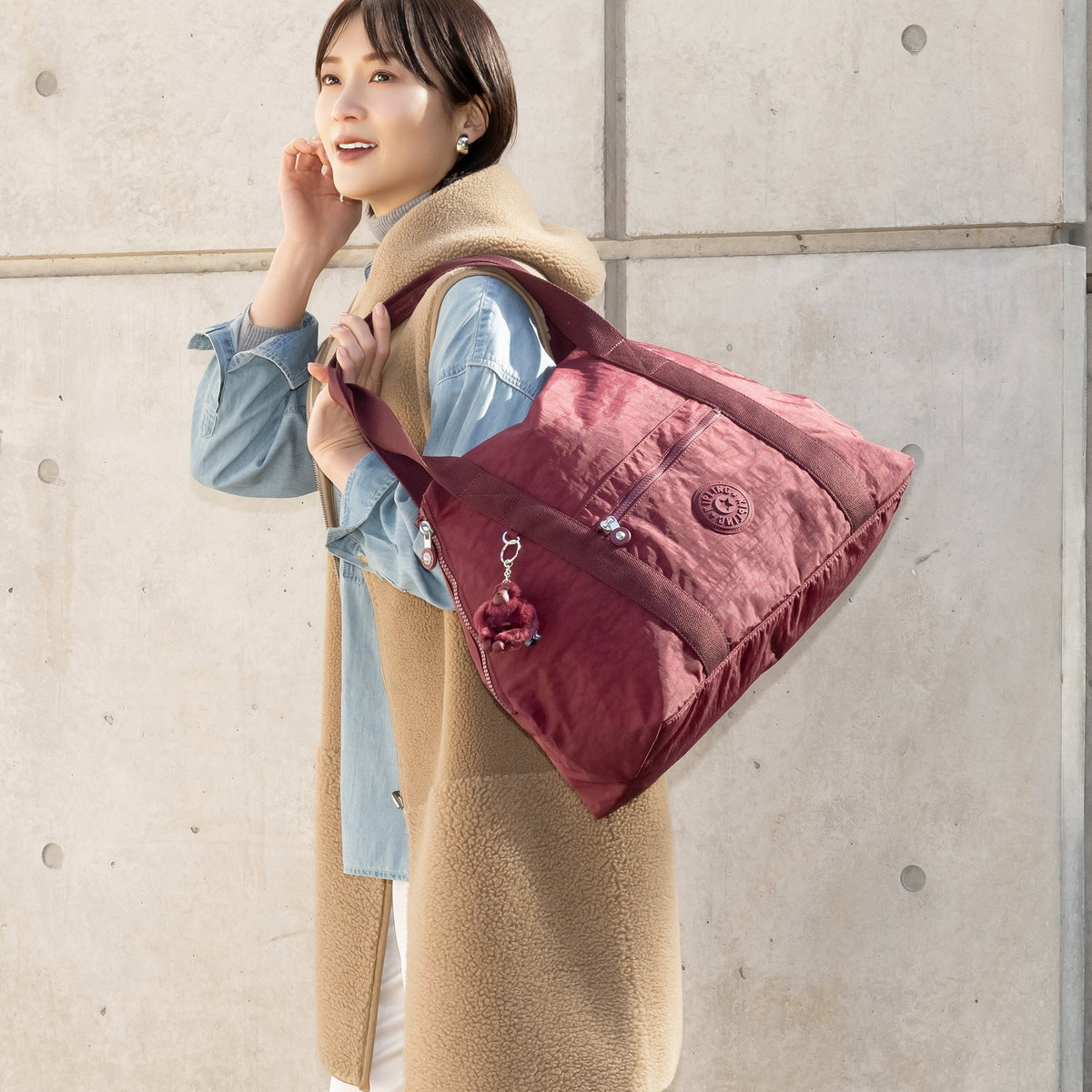 Kipling アートM ボストンバッグ キプリング（Kipling） - QVC.jp